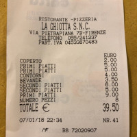 La Ghiotta menu