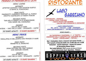 La Caffetteria menu