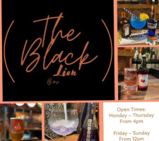 The Black Lion food