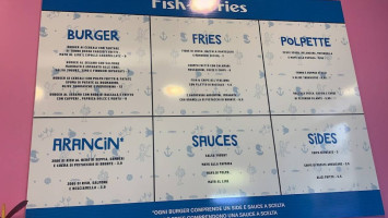 Fish Fries menu
