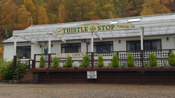 The Thistle Stop outside