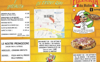 Pizzeria Da Roby Di Zummo Roberto menu