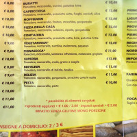 Dolce E Salato menu