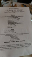 La Locanda Dei Golosi menu