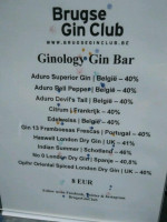 Brugse Gin Club food