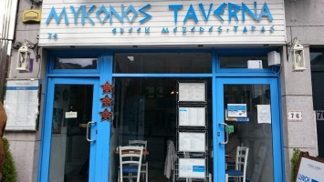 Mykonos Taverna outside