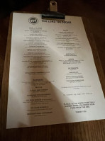 The Lord Tredegar menu