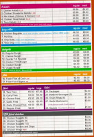 Kebab Curry House menu