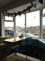 Porthleven's Harbour View Cafe inside