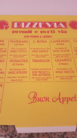 Pizzeria Fiftypizza menu