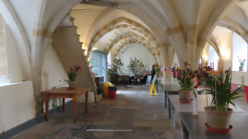 The Undercroft Tearoom At Forde Abbey inside
