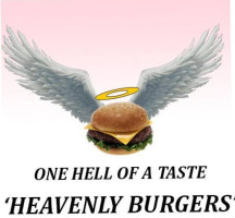 Heavenly Burgers food