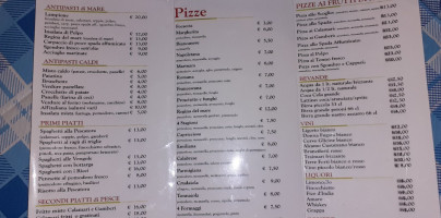 Regina Del Mare Pizzeria menu