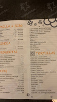 Barcelona Centro menu