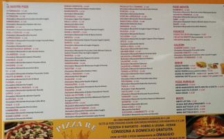 Pizza Re menu