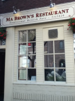 Ma Brown's Dinner Tea Haarlem outside