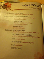 Buddha Indian menu