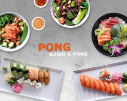 Pong Sushi Poke Skrapan food