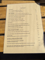 The Prospect Inn menu