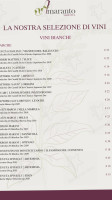 Amaranto Cucina Tradizione menu