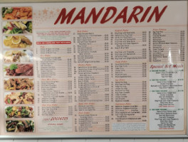 Mandarin House menu