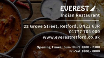 Everest Tandoori food