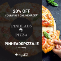 Pinheads Pizza food
