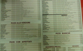 Pizza Da Tony menu