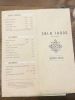 Sala Thong menu