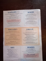 Cairns menu