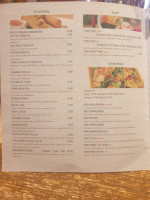 Paolina's Thai Cafe menu