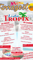 Tropix menu