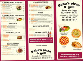 Babas Pizza Og Grill food