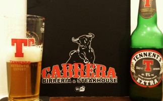 Cabrera Birreria Steakhouse food