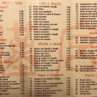 Il Mandarino menu