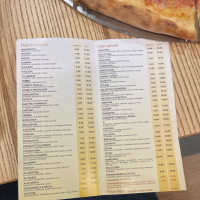 Pizza Granda menu