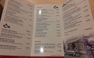 Bacalajuò Experience menu