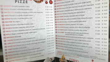 Al Quadrifoglio menu