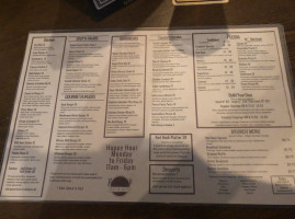 Red Rock Grill menu