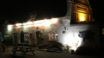 The Queens Head At Blyford outside