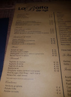 Pizzeria La Baita Dei Tigli menu