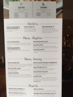 Justinlees Inn menu