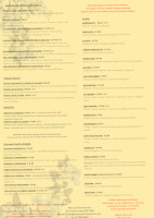 Marco's Olive Branch Italian Restaurant Bar menu