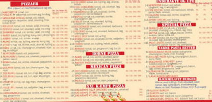 Soendersoe Pizza Grill menu