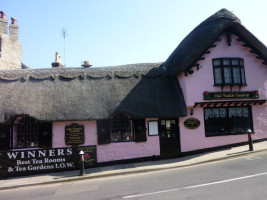 The Old Thatch Tearooms outside