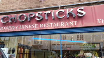 Chopsticks outside