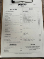 Lock Tavern menu