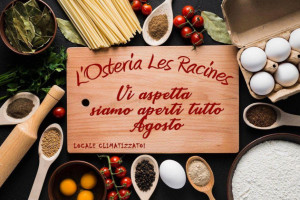 Osteria Les Racines inside