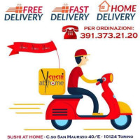 Sushi At Home Fast Delivery, Home Delivery outside