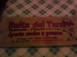 Baita Dei Tanfol food